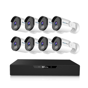 로보뷰NVR 8채널 AI CCTV POE 녹화기 4K UHD IP카메라 5MP 8개