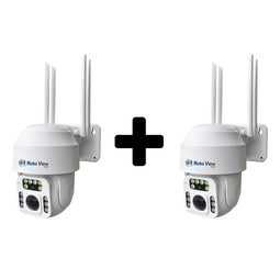 로보뷰P3 2세트 홈 IP 카메라 CCTV 2.8mm-12mm 홈캠 300만화소 WHP3+2