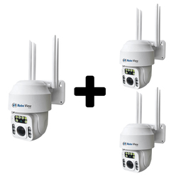 로보뷰P3 3세트 홈 IP 카메라 CCTV 2.8mm-12mm 홈캠 300만화소 WHP3+3