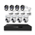 로보뷰NVR 8채널 AI CCTV POE 녹화기 4K UHD IP카메라 N5 4개+A7 4
