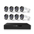 로보뷰NVR 8채널 AI CCTV POE 녹화기 4K UHD IP카메라 5MP 8개
